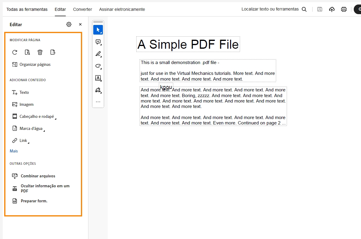 Como Editar Ou Formatar Textos No Pdfs Usando O Adobe Acrobat