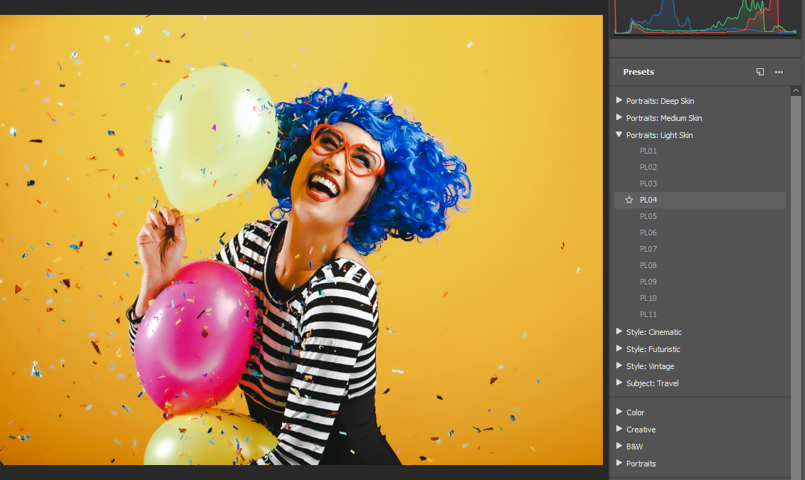 Prémiová přednastavení