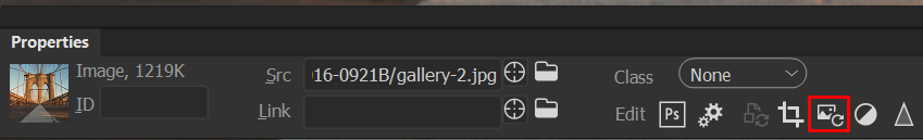 resampleimage إعادة تشكيل صورة ما في Dreamweaver