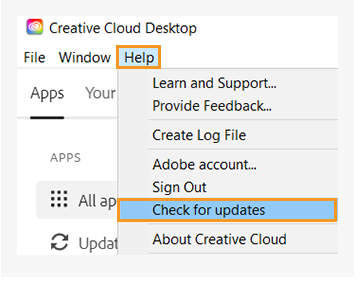 أوقف Adobe Creative Cloud من إظهار الوضع التجريبي بعد الشراء