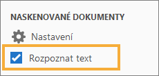 Vypnutí automatického OCR