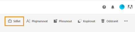 Vyberte možnost Sdílet odkaz