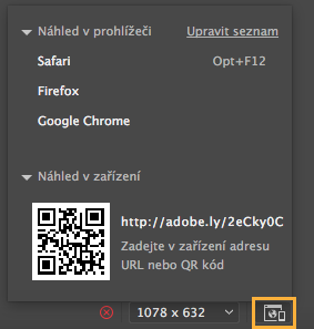 Náhled v reálném čase Náhled v reálném čase