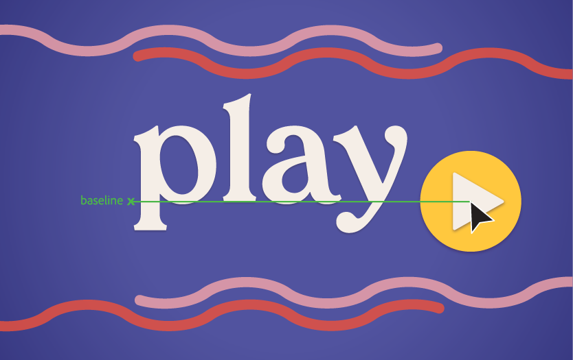 Přichycení ke glyfu