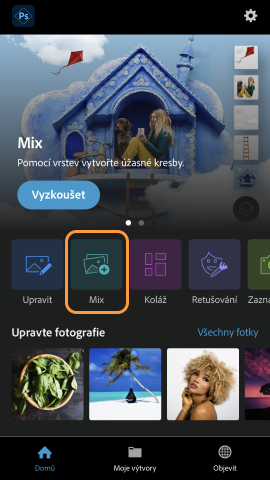Pracovní postup Mix