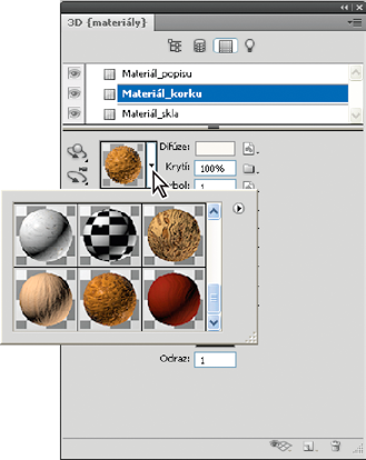 Photoshop: Použití, uložení nebo načtení přednastavení materiálu