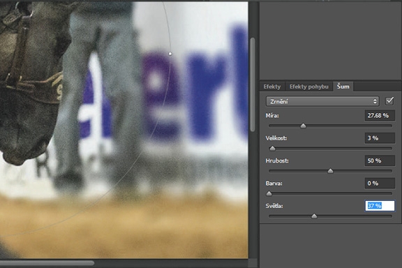 Galerie rozostření v aplikaci Photoshop