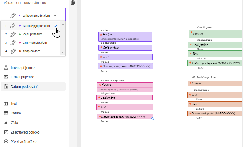 Barevně kódovaná pole 