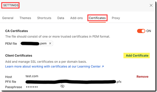 Nastavení aplikace Postman
