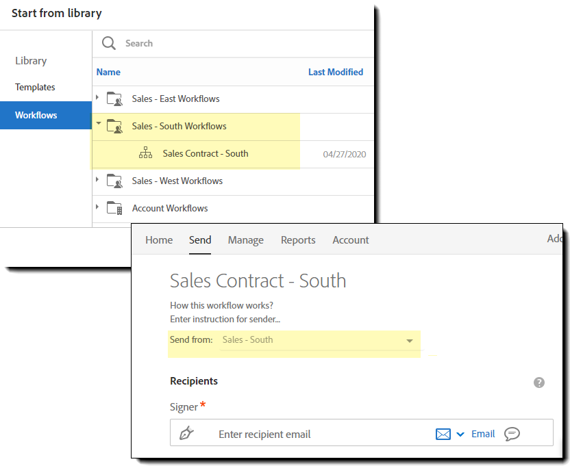 Šablona na úrovni skupiny