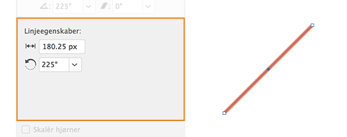 Egenskaber for live-former | Streg