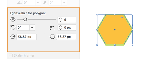 Egenskaber for live-form | Polygon