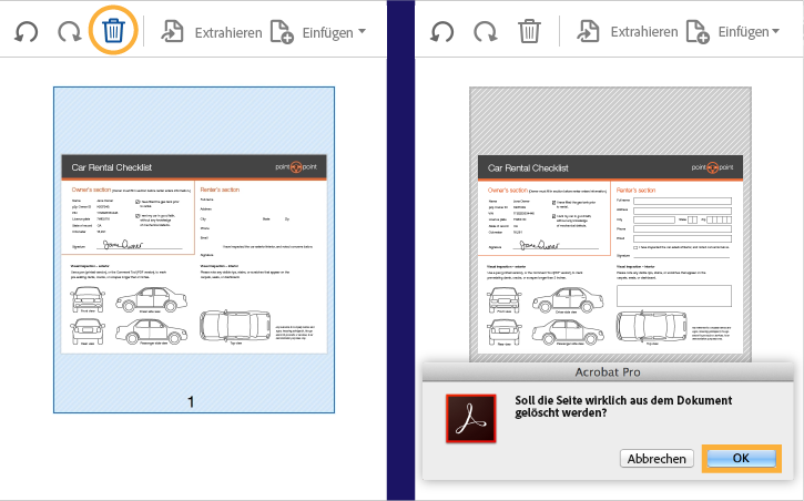 In Einer PDF Datei Seiten Hinzuf gen Neu Anordnen Oder L schen