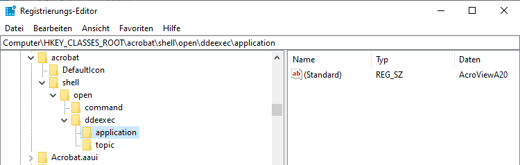 Navigiere zum Ordner „Applikation“ Navigiere zum Ordner „Applikation“