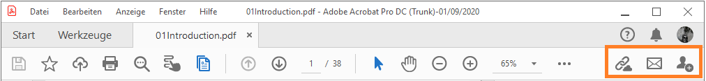 Werkzeuge zur Freigabe von PDF-Dateien Werkzeuge zur Freigabe von PDF-Dateien