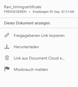 Dateien mit Adobe Acrobat online freigeben