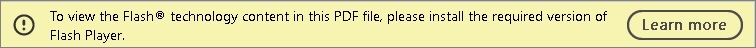 Meldung zu entferntem Flash-Inhalt Meldung zu entferntem Flash-Inhalt