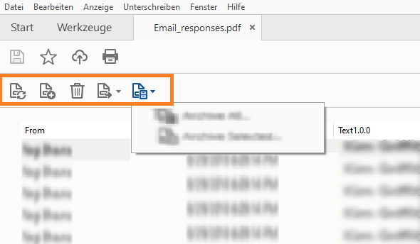 Neue Menüoptionen in der Formular-Antwortdatei und Adobe Portfolio Neue Menüoptionen in Formular-Antwortdateien und Adobe Portfolio