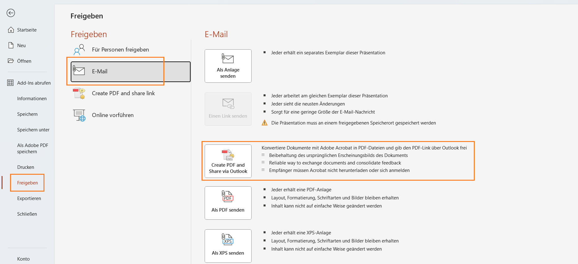 Zusammenfassung der neuen Funktionen | Version September 2023 von Acrobat