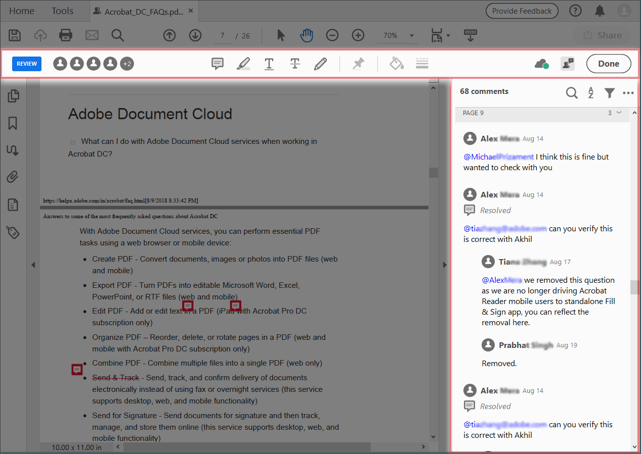 Laufende Überprüfung