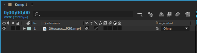 Projektfenster Projektfenster