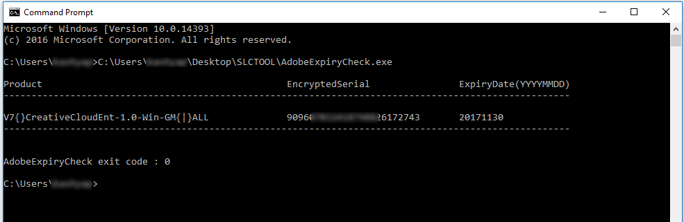 serial number adobe expiration oder Überprüfen  den Sie Ablauf Volumen CC von