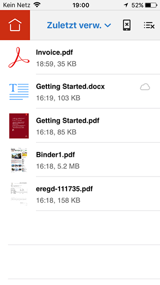 Verwenden Von Adobe Acrobat Export PDF