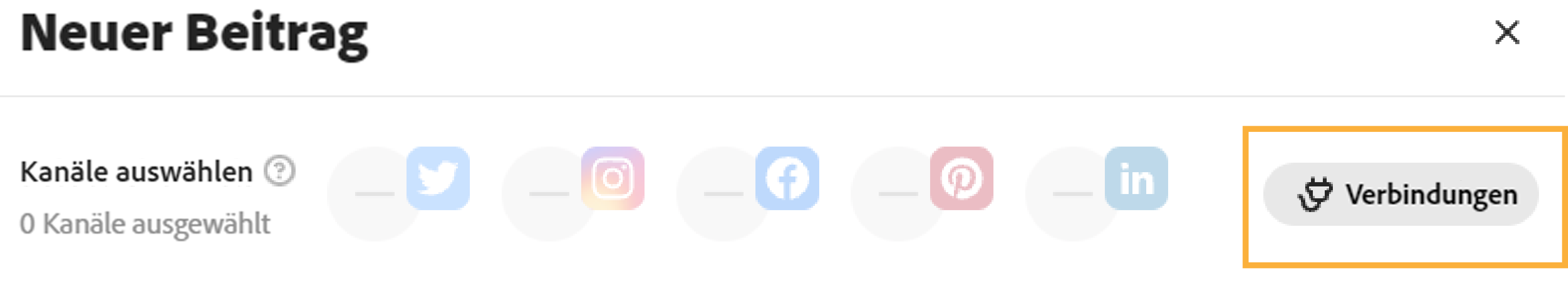 Erfahren Sie, wie Sie Konten in sozialen Medien verbinden können