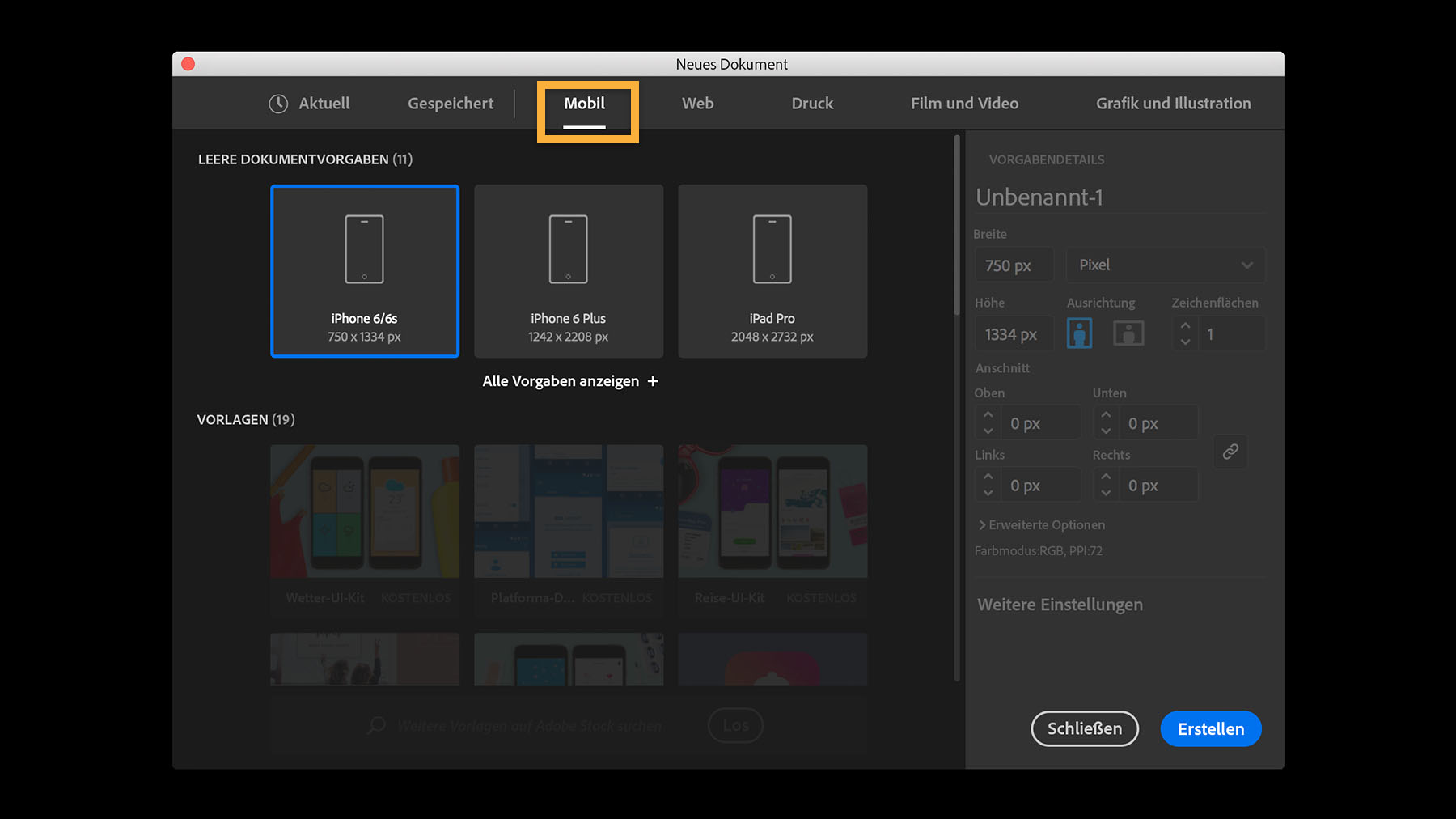 Neues Dokument In Illustrator Erstellen Adobe Illustrator Tutorials