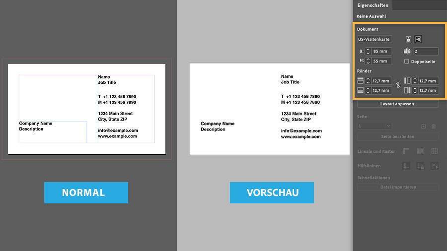 Visitenkarten In Indesign Gestalten Adobe Indesign Tutorials