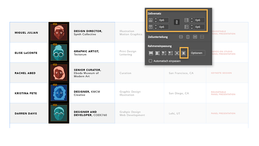 Bilder In Tabellenzellen Einfugen Adobe Indesign Tutorials