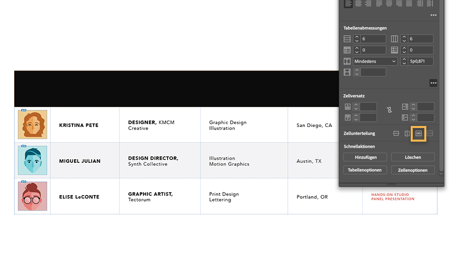 Bilder In Tabellenzellen Einfugen Adobe Indesign Tutorials