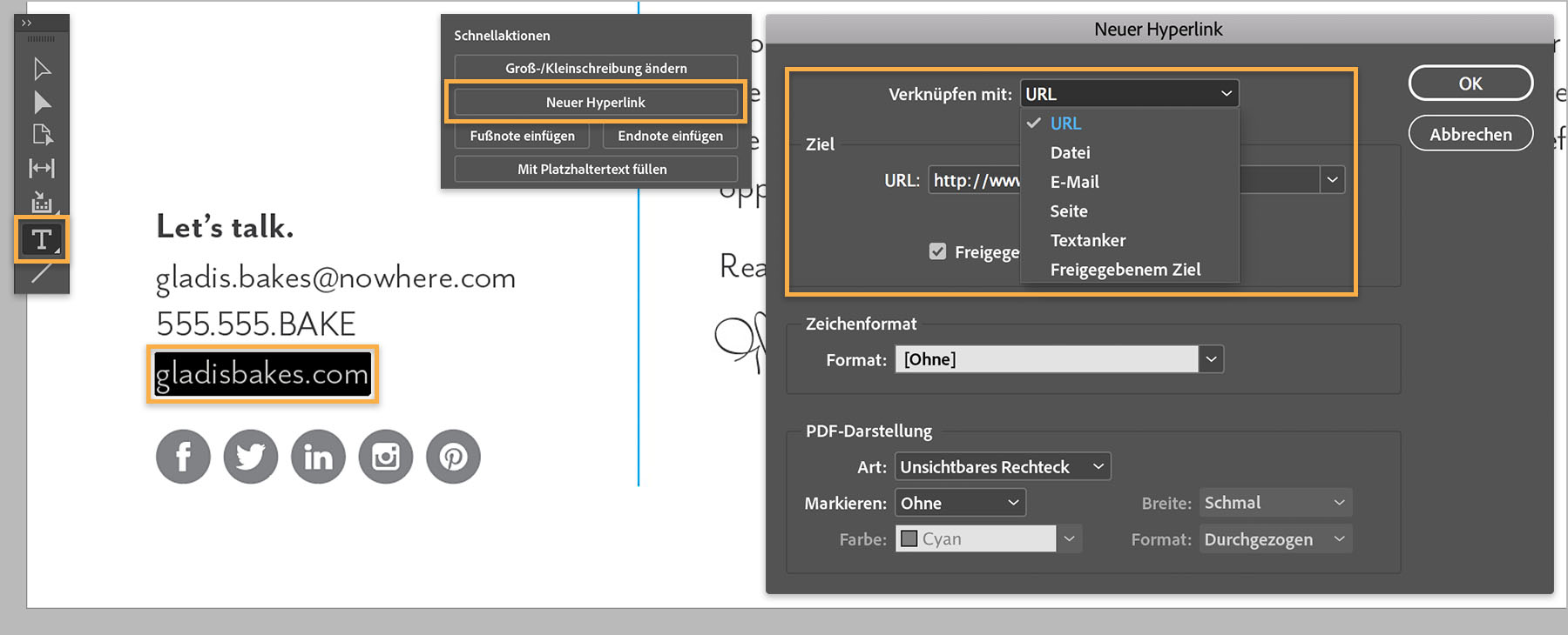 Interaktiven Lebenlauf Erstellen Adobe Indesign Tutorials