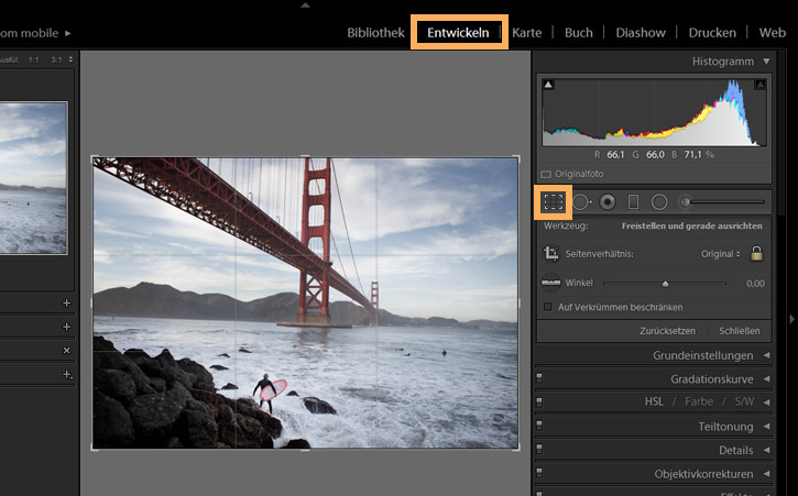 Fotos Freistellen Und Gerade Ausrichten Adobe Photoshop Lightroom Tutorials