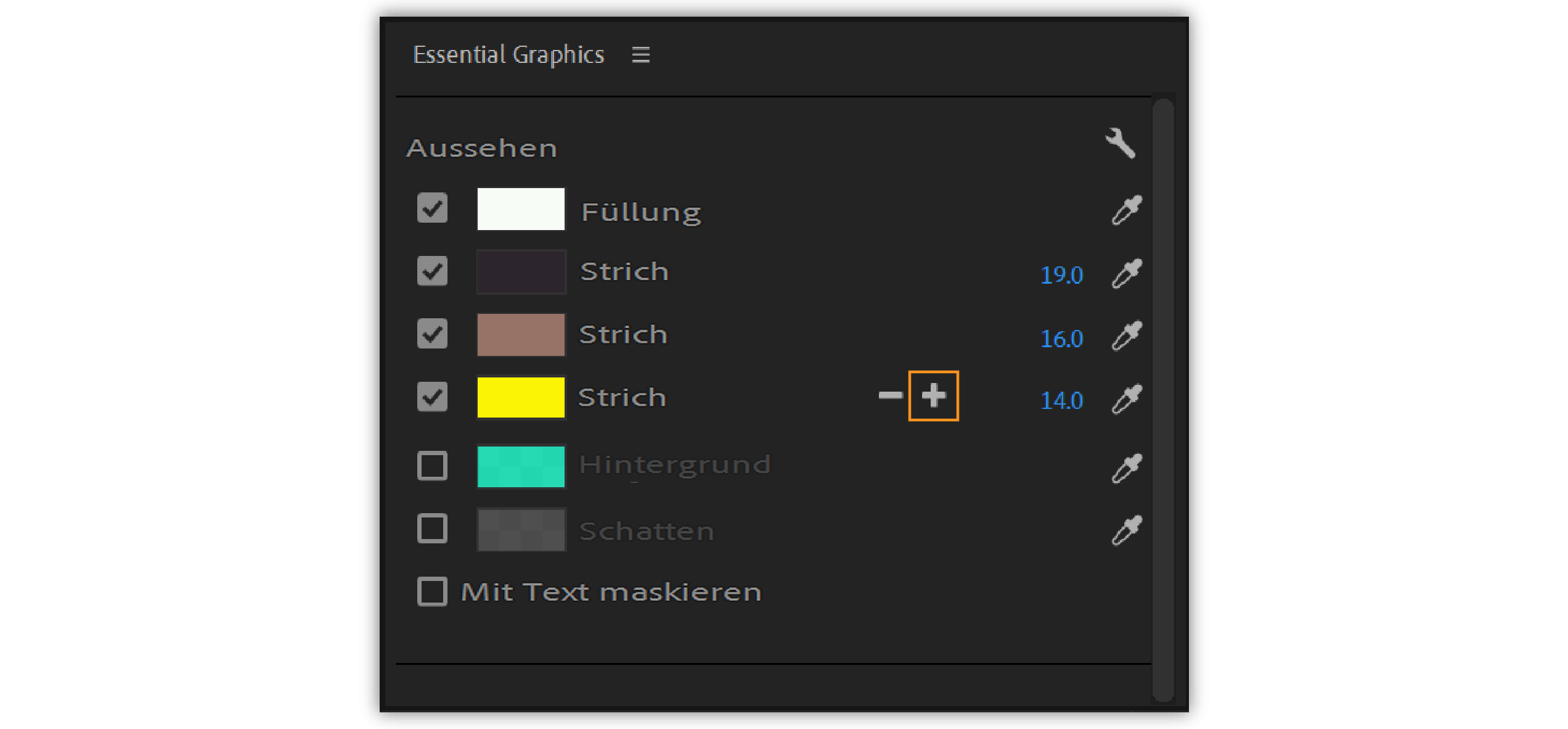 Mehrere Konturen hinzufügen