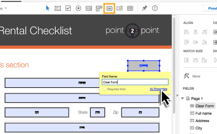 adobe fillable form creator