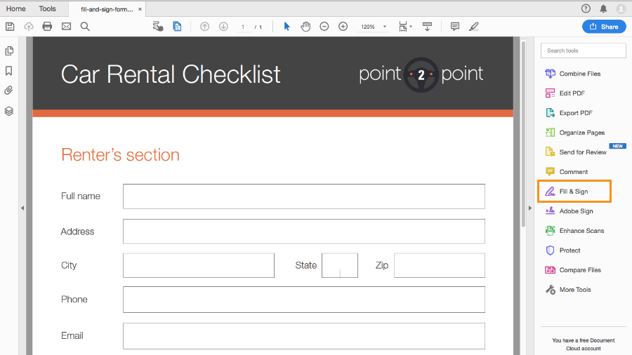 adobe acrobat pro 9 create fillable form