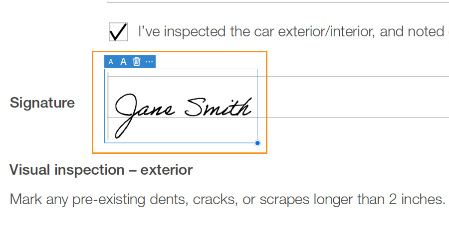 adobe sign and fill function