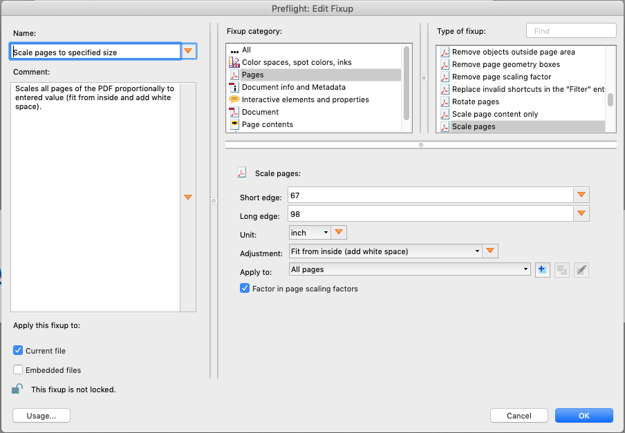 change margins in adobe acrobat pro dc