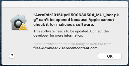 acrobat for mac os