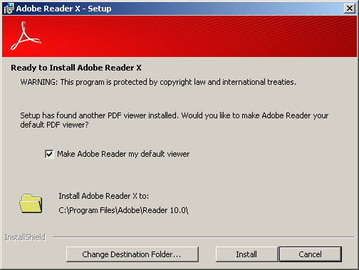 Setting a default PDF viewer