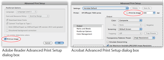 adobe reader dc mac print as image