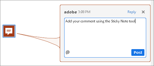 how to add comment box in adobe acrobat pro for mac