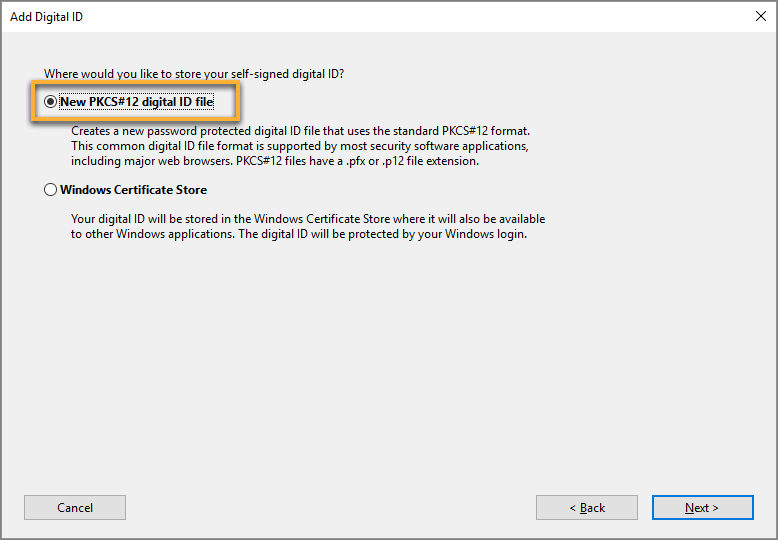 Manage Digital IDs in Acrobat