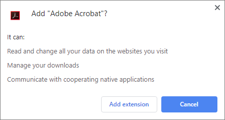 Enable Adobe Acrobat Extension For Google Chrome