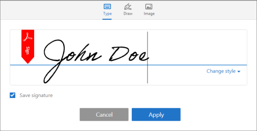 How to add Initials appearance in the Fill & Sign module? – Soda PDF