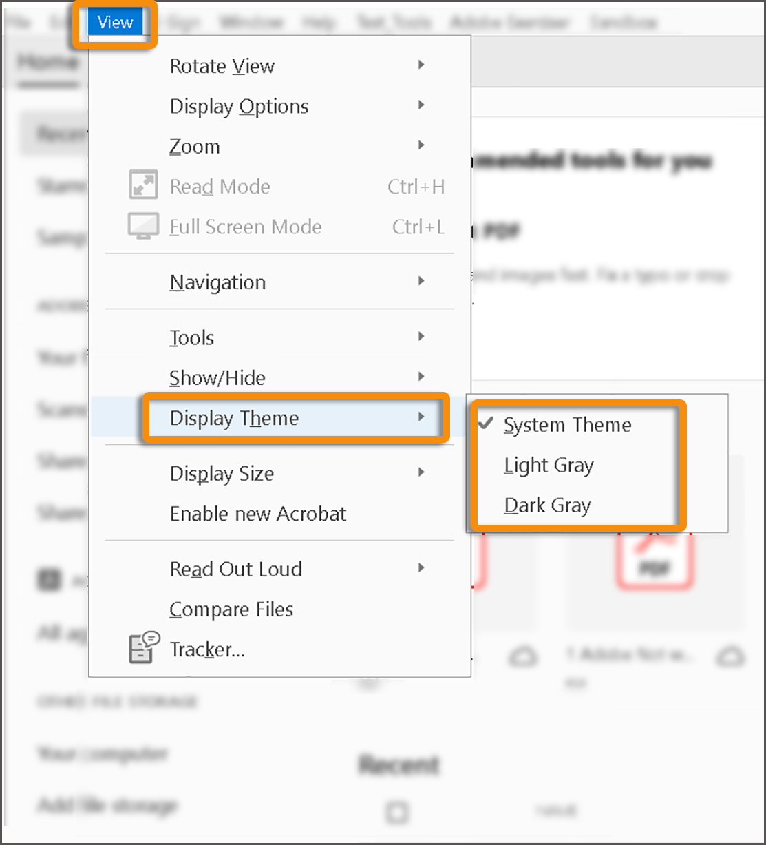 Viewing PDFs And Viewing Preferences, Adobe Acrobat