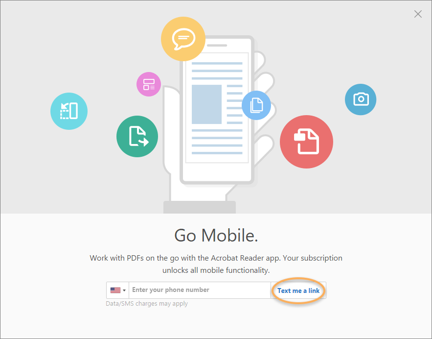 Get Acrobat Reader on your mobile device