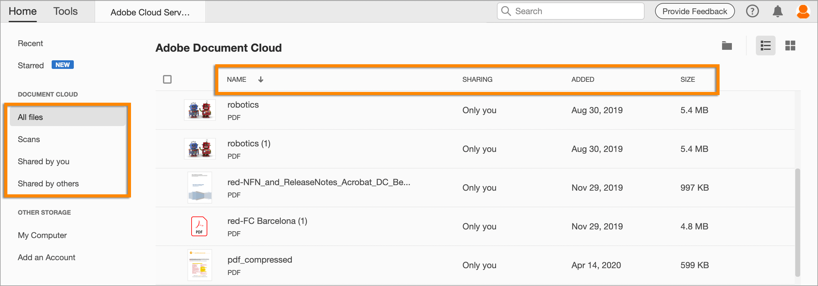 Document Cloud files