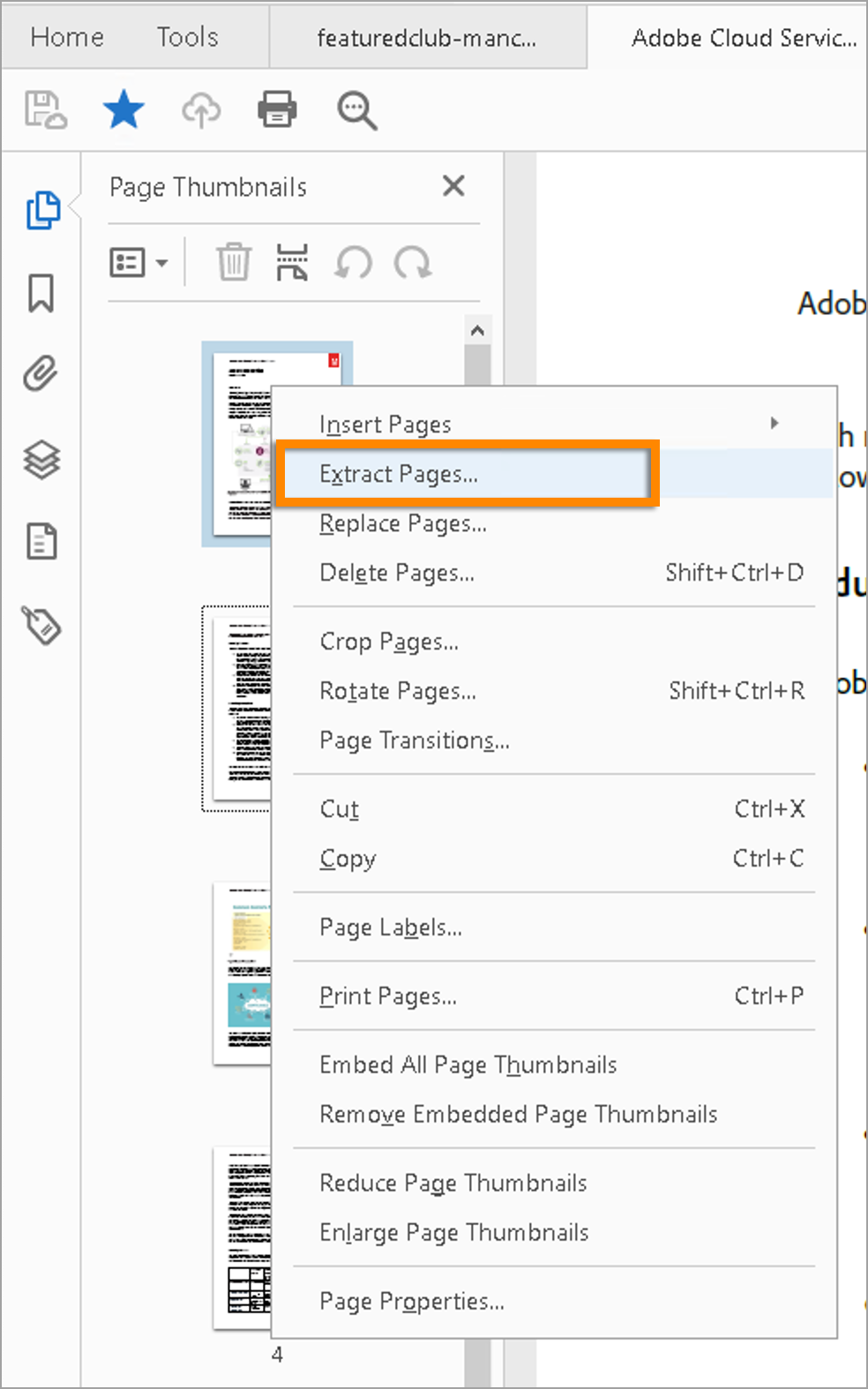 how to get adobe reader to move pages with one arrow press